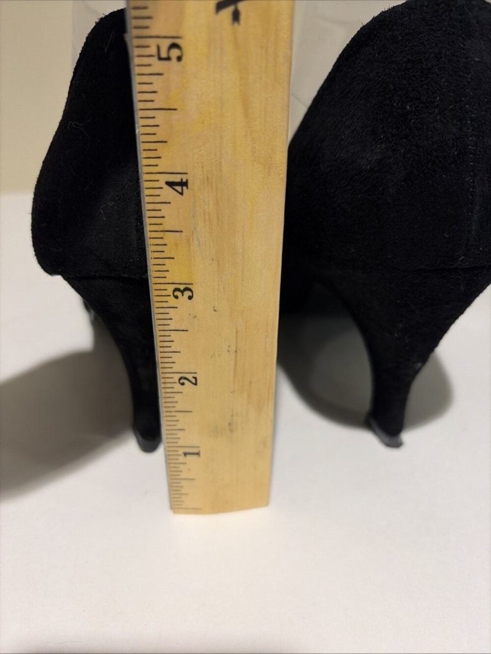 Rush Hour Express Suede Pumps Gold Studs Women's Size 9.5B Black Evening Party - Picture 6 of 11